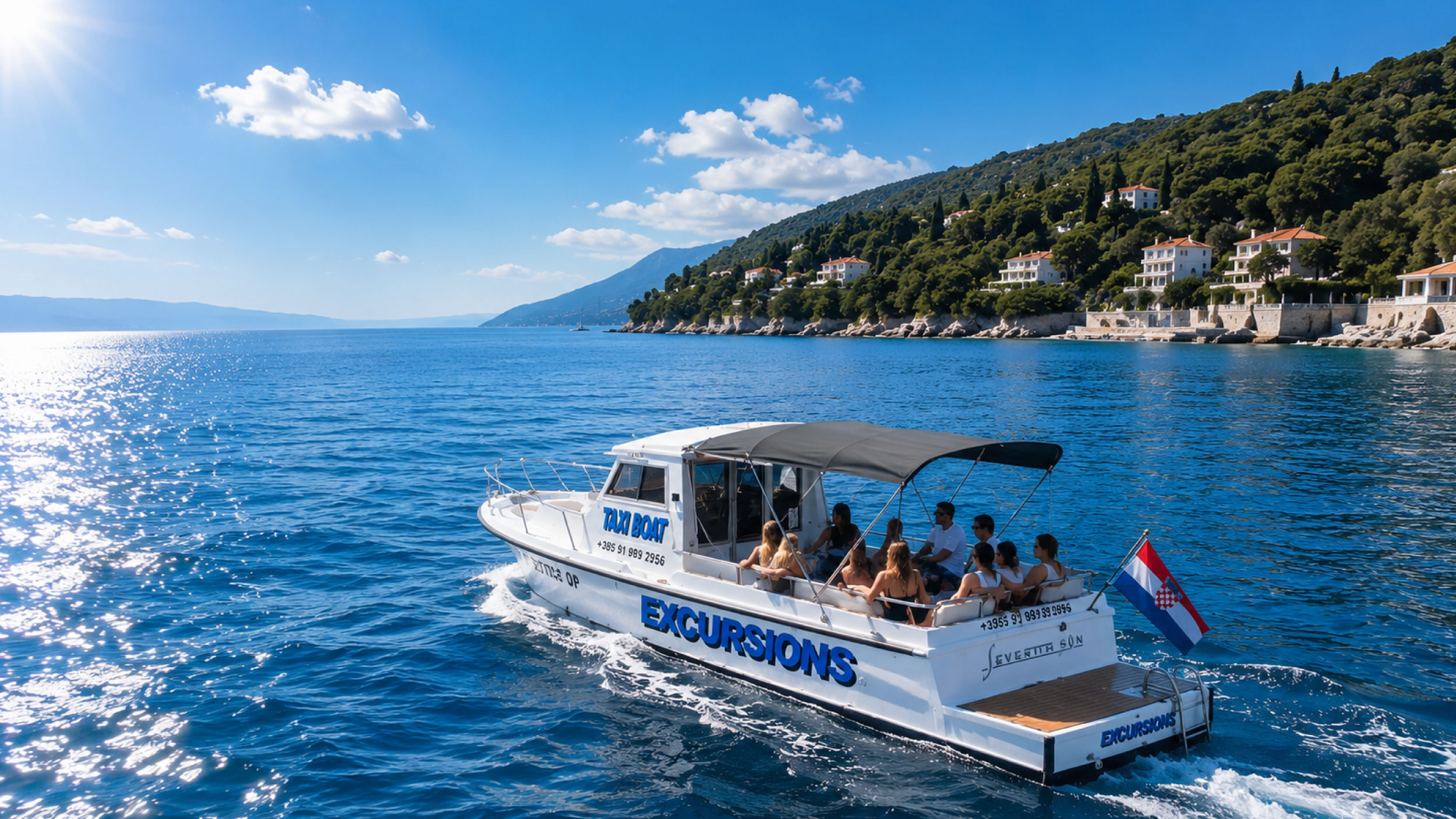 Excursions Croatia Taxi Boat Seventh Son